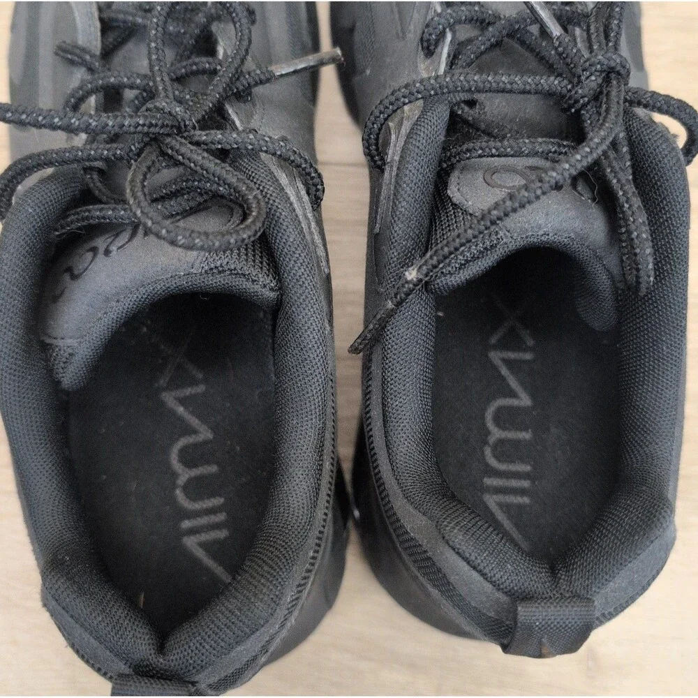 Nike Air Max 200 Sneakers Shoes Men's Size 10 Triple Black  AQ2568-003 - Picture 3 of 9